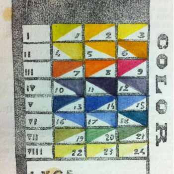 034_Г. И. Гидони. Схема светоцветового пульта электрического светоцветового аппарата (1930)