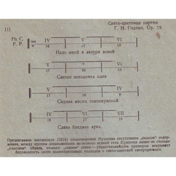 049_Г. И. Гидони_Светоцветовая партия к стихотворению А. С. Пушкина_Надо мной в лазури ясной
