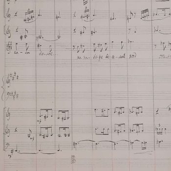 088_Н. А. Малаховский. Сочинение для голоса и оркестра «Закат» с партией Luce. 1920-е гг. (_)